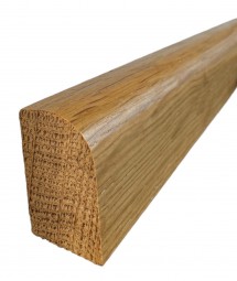 Sockelleiste Eiche lack 16 x 30 mm