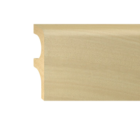 Rohrverkleidung massiv Ayous roh 28x80mm