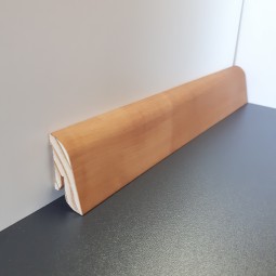 Furniersockelleiste Birnbaum geölt 38mm konisch