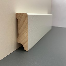 Sockelleiste 20 x 60 mm Buche weiß