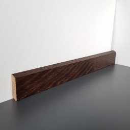 Sockelleiste massiv Eiche Dark Roasted 35mm (10m-Bund)