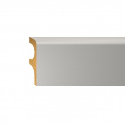 Rohrverkleidung massiv Ayous weiß lackiert 80mm