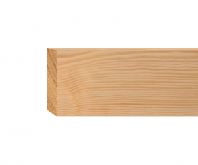 Rechteckleiste massiv Kiefer roh 14x60mm