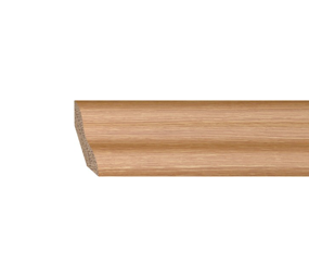 Sockelleiste massiv Eiche geölt 24mm geschwungen