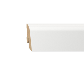Sockelleiste MDF weiß 40mm konisch