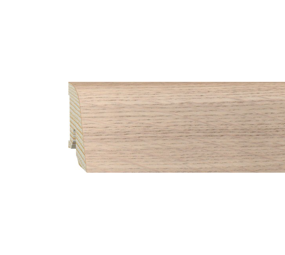 Furniersockelleiste Eiche roh 38mm konisch