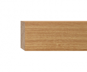 Rechteckleiste massiv Eiche roh 20x60mm