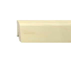 Furniersockelleiste Ahorn lackiert 38mm konisch