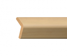 Winkelleiste massiv Fichte roh 35mm