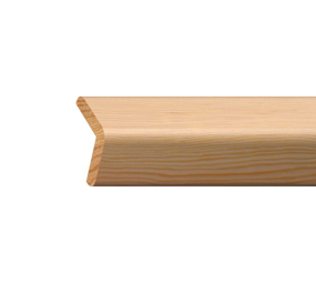 Winkelleiste massiv Kiefer lackiert 28mm
