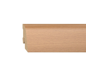 Sockelleiste MDF Buche dunkel 40mm konisch