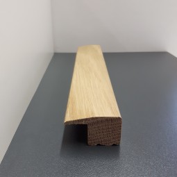 Endprofil massiv Eiche lackiert 40mm