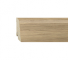 Furniersockelleiste Eiche Furniersockelleiste Eiche lackiert 45mm konisch