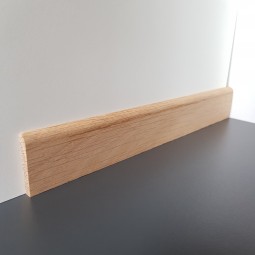 50m-Bund Flachleiste massiv Eiche roh 40mm