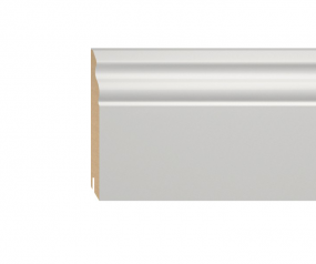 Sockelleiste MDF weiß 100mm profiliert