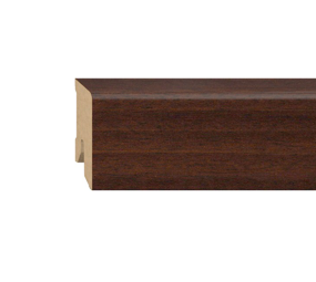 Sockelleiste MDF Sipo/Merbau 40mm abgeschrägt