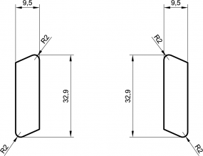 Sockelleiste massiv Buche roh 35mm