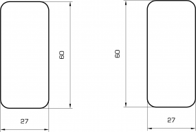 Saunabankleiste massiv Ayous roh 60mm