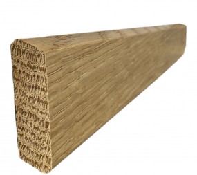 Sockelleiste massiv Eiche Country Style 35mm (20m-Bund)