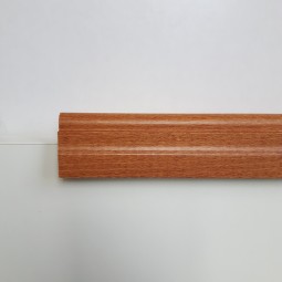 Falzleiste massiv Buche kirschfarben lackiert 33mm